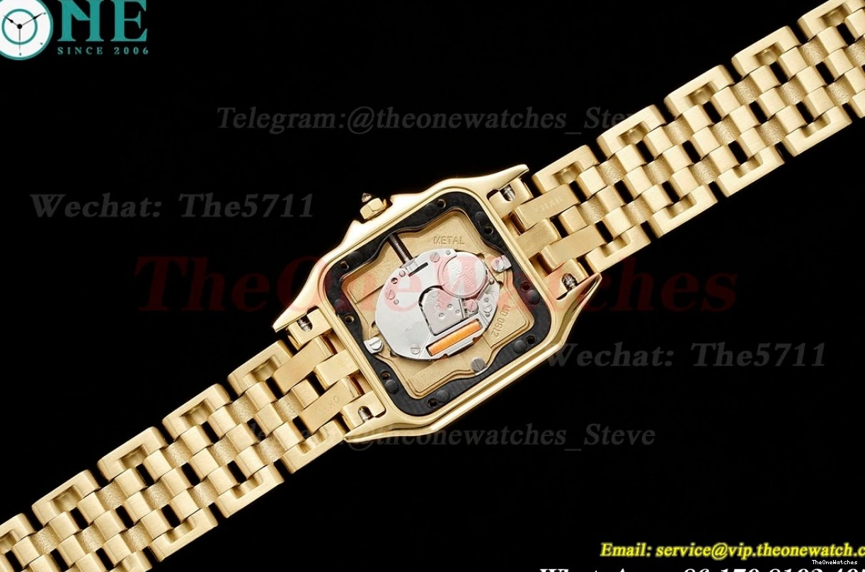 27mm Panthere YG Dial De Mop Secrete AF Quartz Dia YG Ladies 0101